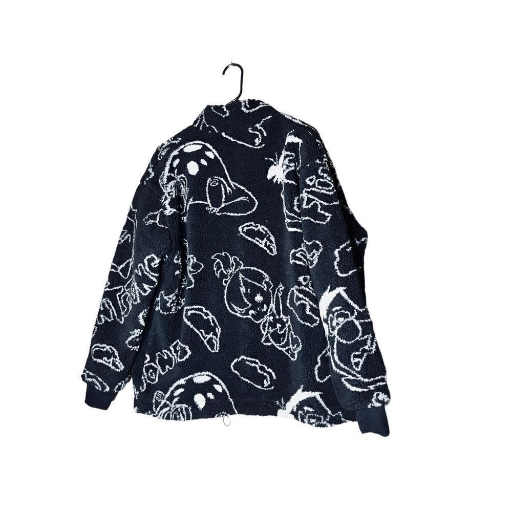 Lazy Oaf X The Flintstones Allover Print Fleece J… - image 8